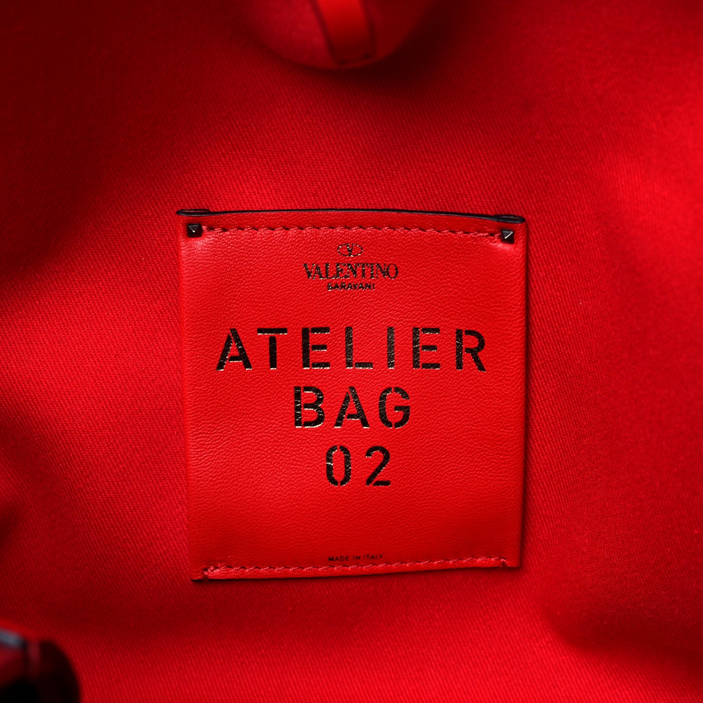 Canvas Atelier 02 Bow Edition Small Tote Bag Red