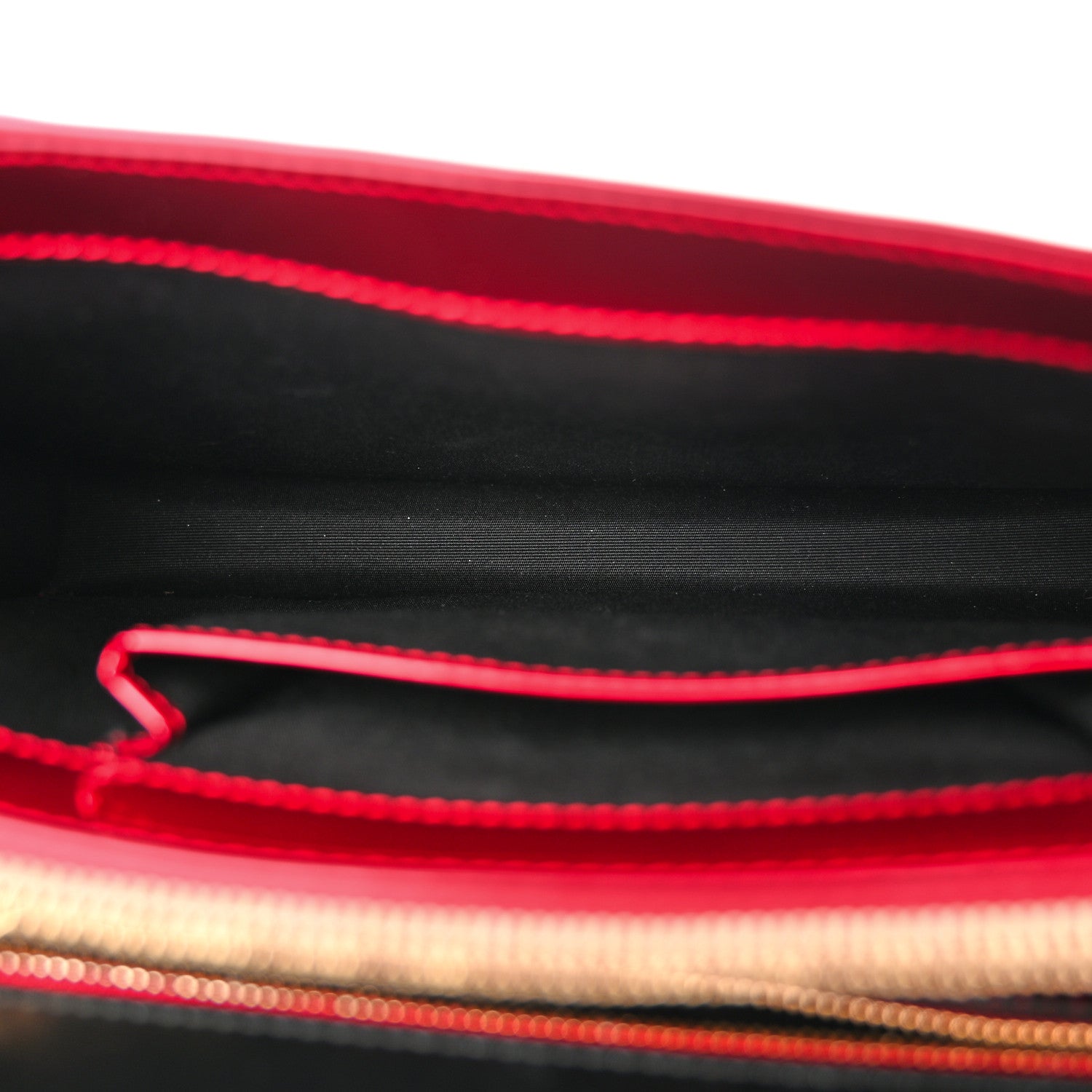 Bulgari Metallic Calfskin Serpenti Forever Shoulder Bag Red 6 of 11