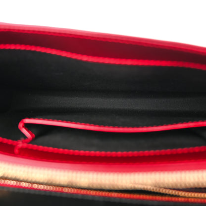 Bulgari Metallic Calfskin Serpenti Forever Shoulder Bag Red 6 of 11