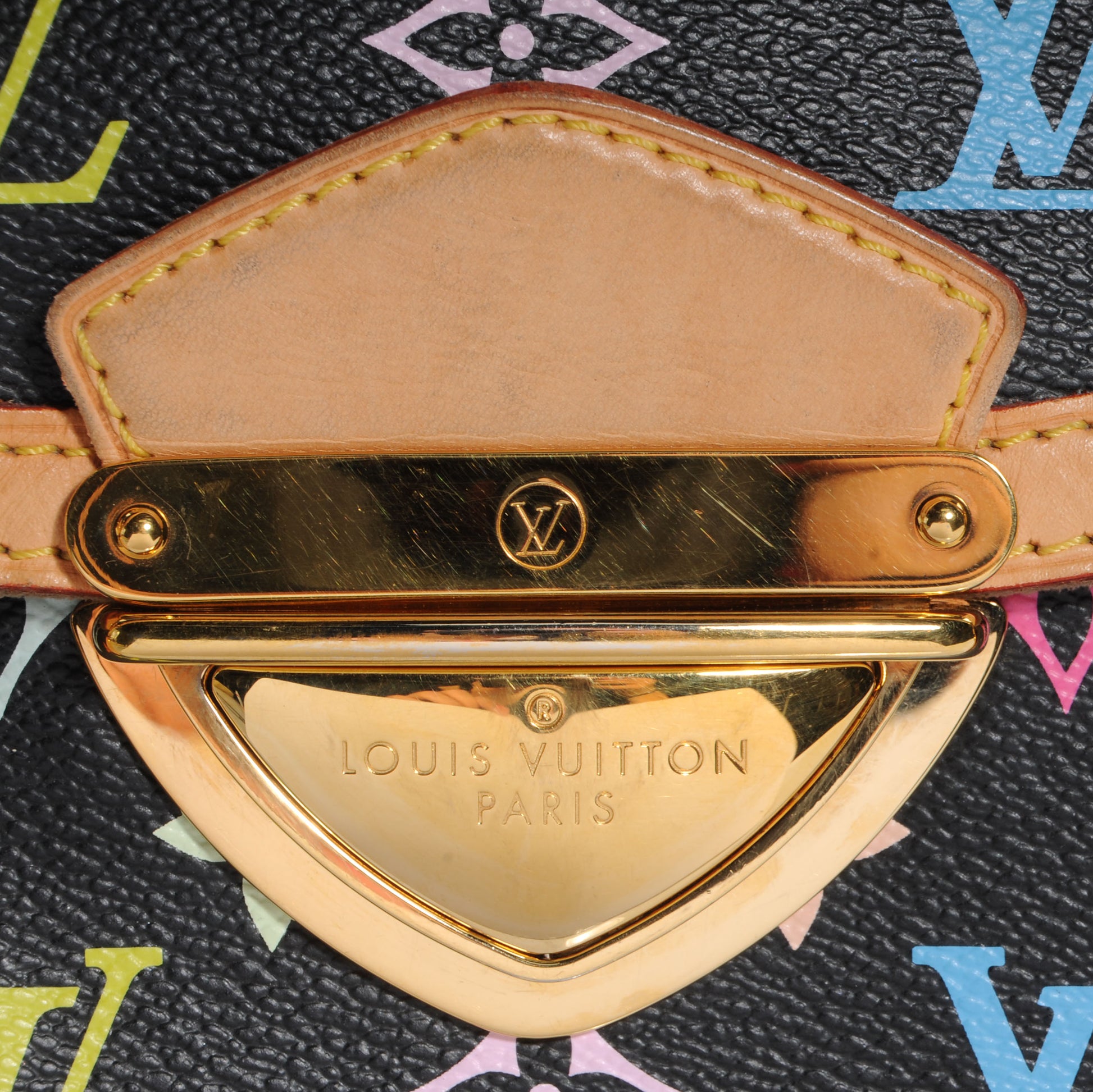 Louis Vuitton Monogram Multicolor Beverly GM Black 8 of 9