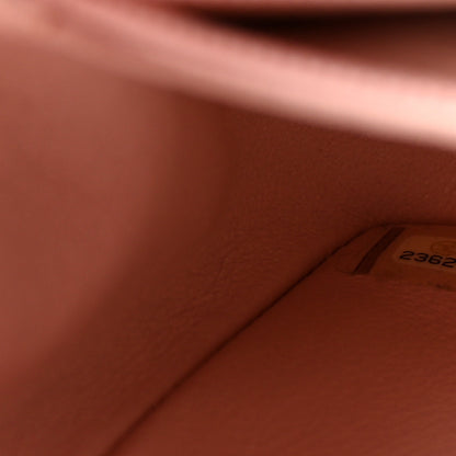 Chanel Calfskin Chevron Quilted Mini Rectangular Flap Light Pink 7 of 10