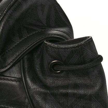 Christian Dior Canvas CD Diamond Hit The Road Backpack Black 13 of 15