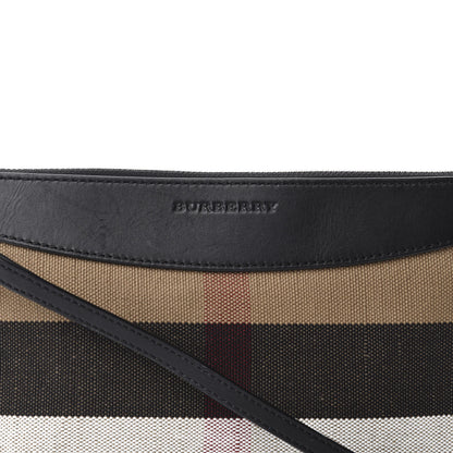 Burberry House Check Derby Peyton Crossbody Clutch Bag Black 11 of 11