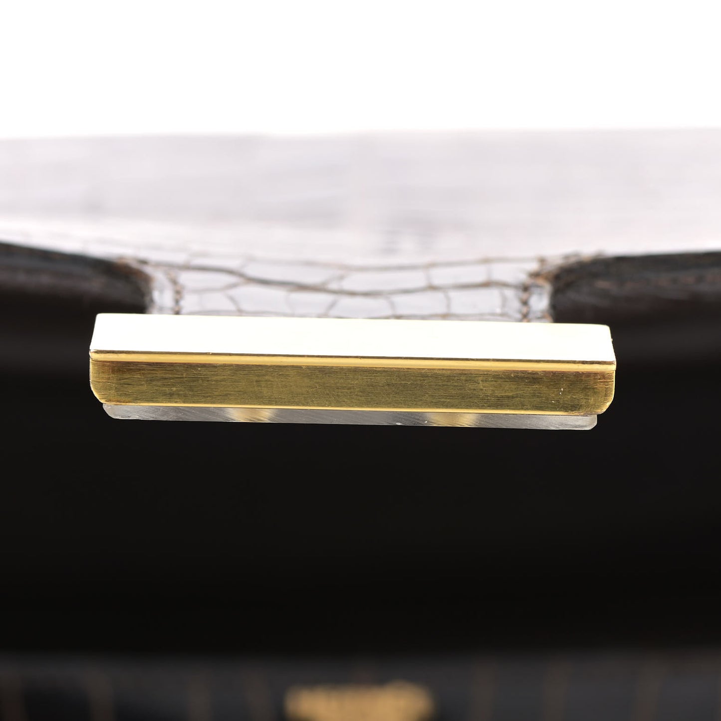 Shiny Porosus Crocodile Constance 23 Chocolate