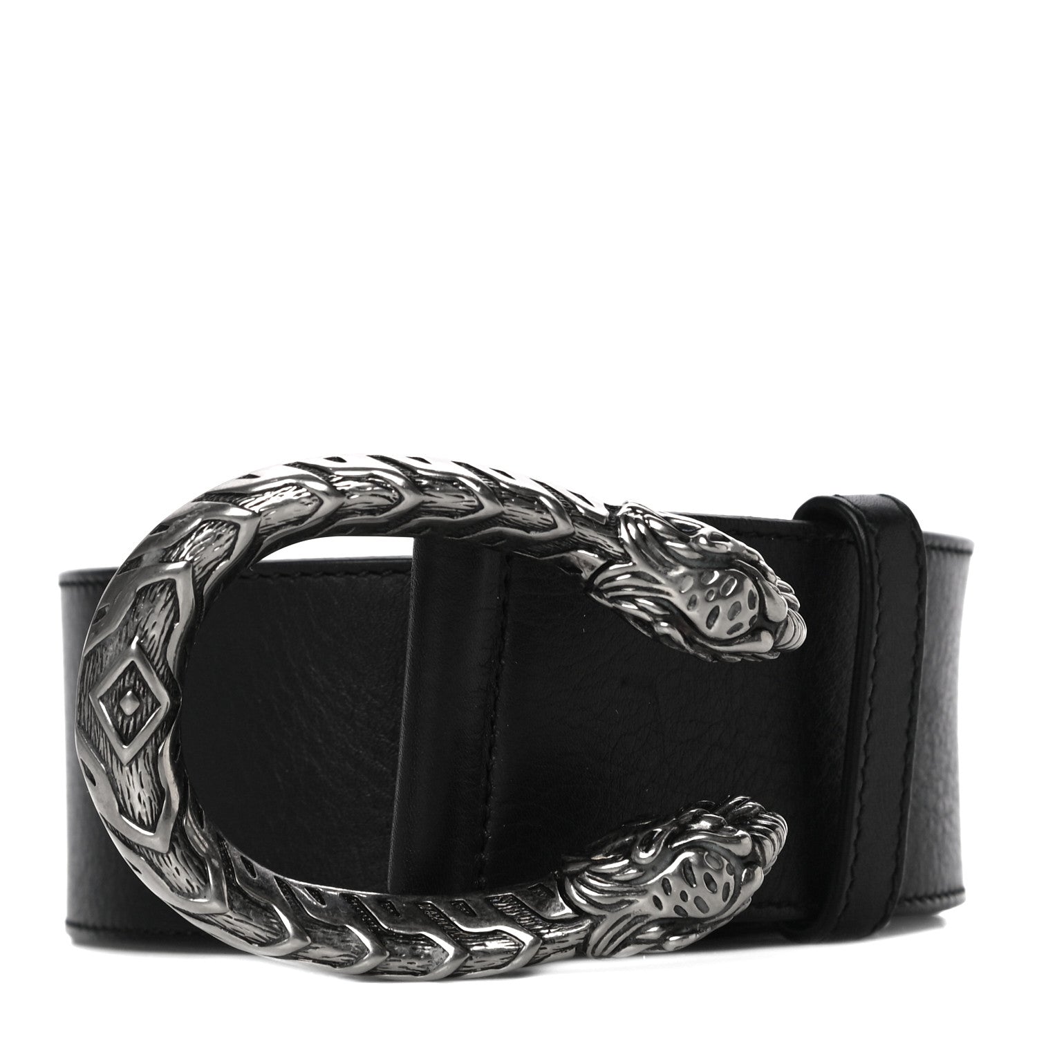 Gucci Calfskin Dionysus Belt 80 32 Black 1 of 13