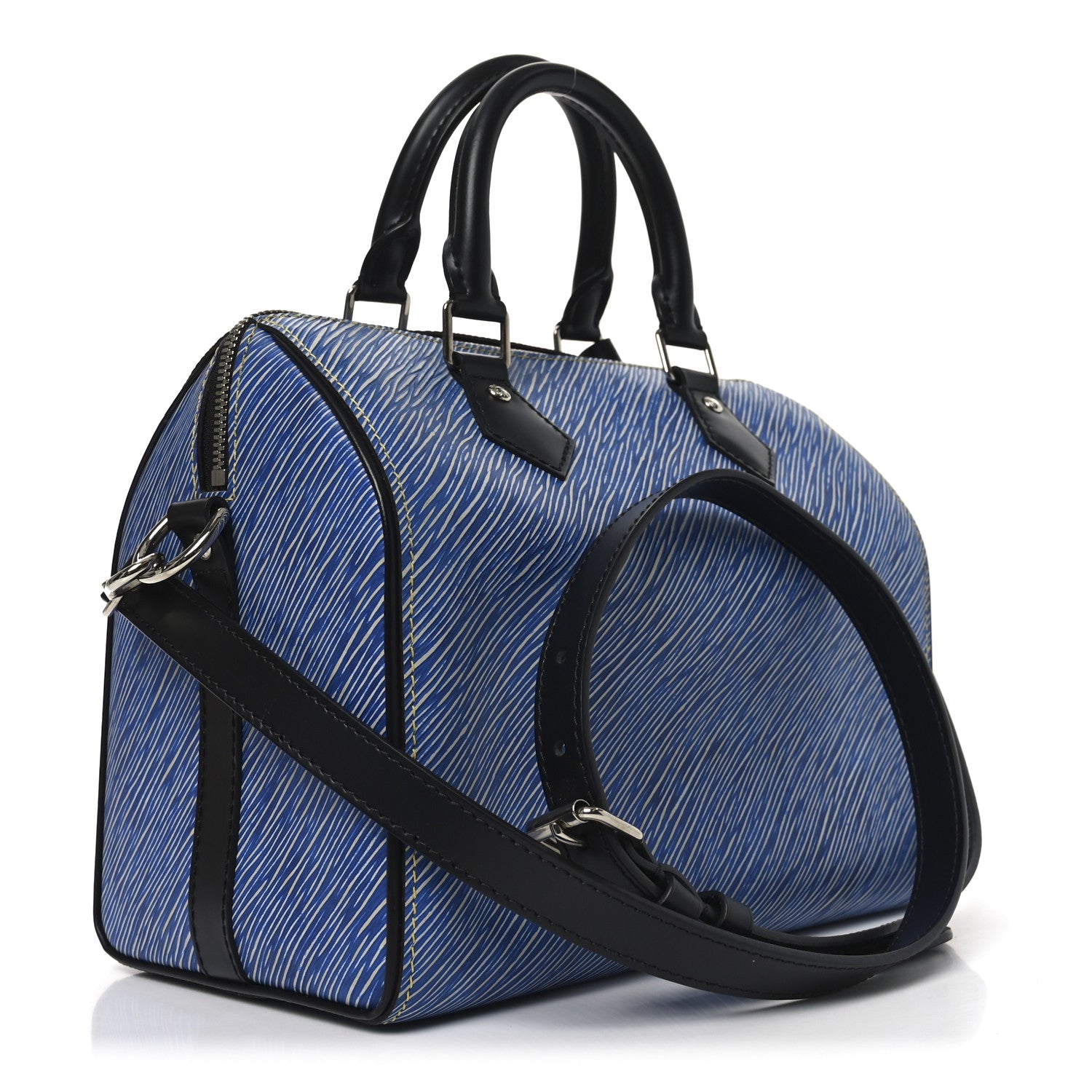 Louis Vuitton Epi Speedy Bandouliere 25 Denim Light 3 of 9