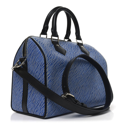 Louis Vuitton Epi Speedy Bandouliere 25 Denim Light 3 of 9