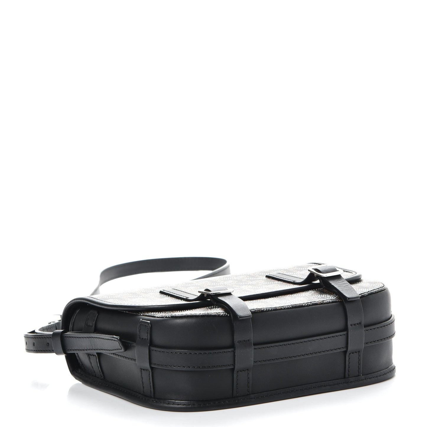 Goyardine Belvedere PM Messenger Bag Black