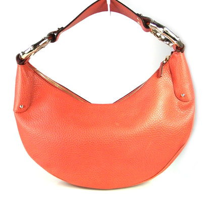 Gucci Leather Bamboo Ring Hobo Coral 1 of 10