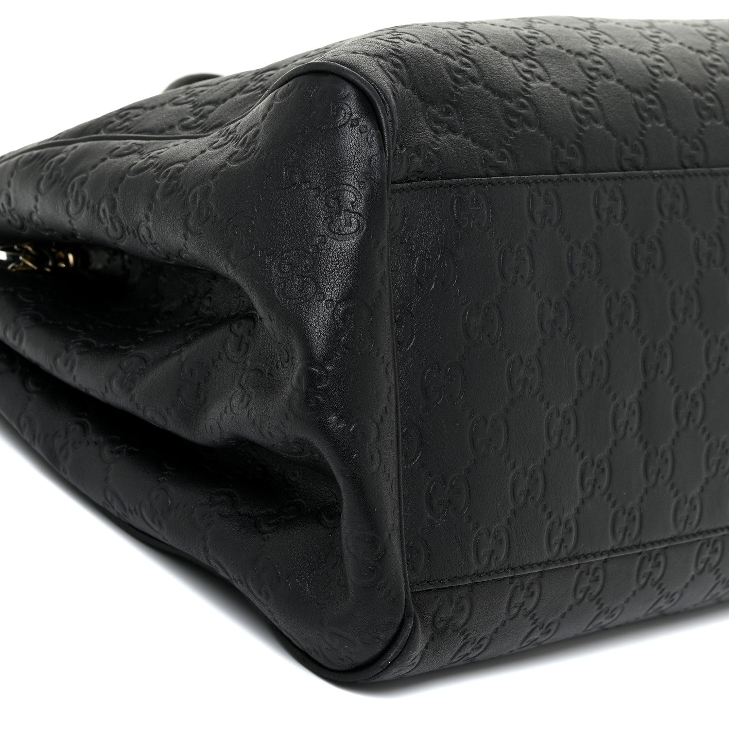 Gucci Guccissima Medium Emily Shoulder Bag Black 9 of 20