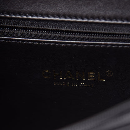 Chanel Caviar Quilted Medium CC Filigree Vanity Case Beige Black 8 of 10