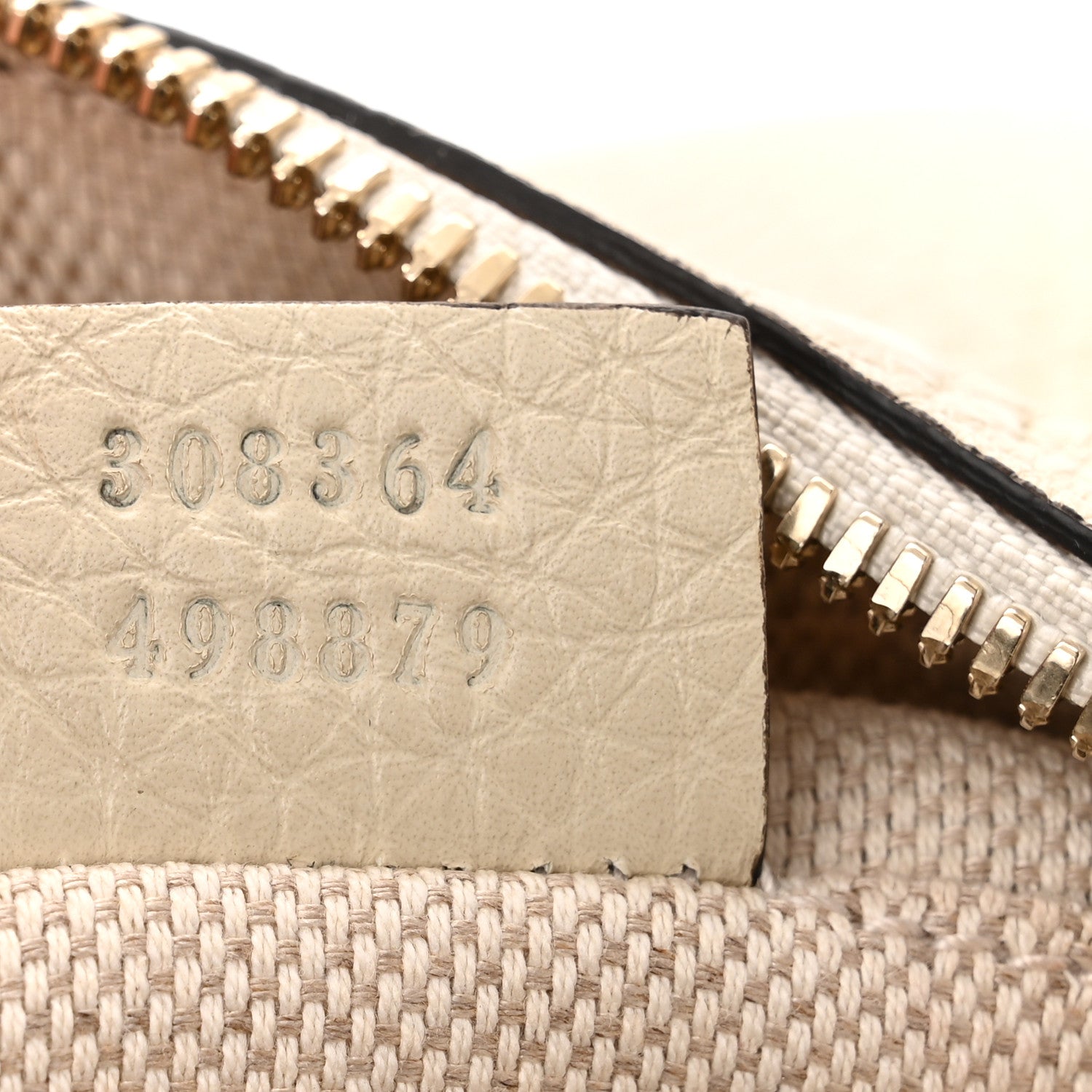 Gucci Pebbled Calfskin Small Soho Disco Bag Off White 7 of 10