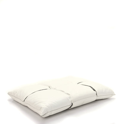 Bottega Veneta Calfskin Maxi Intrecciato Puffy Pouch White 4 of 9