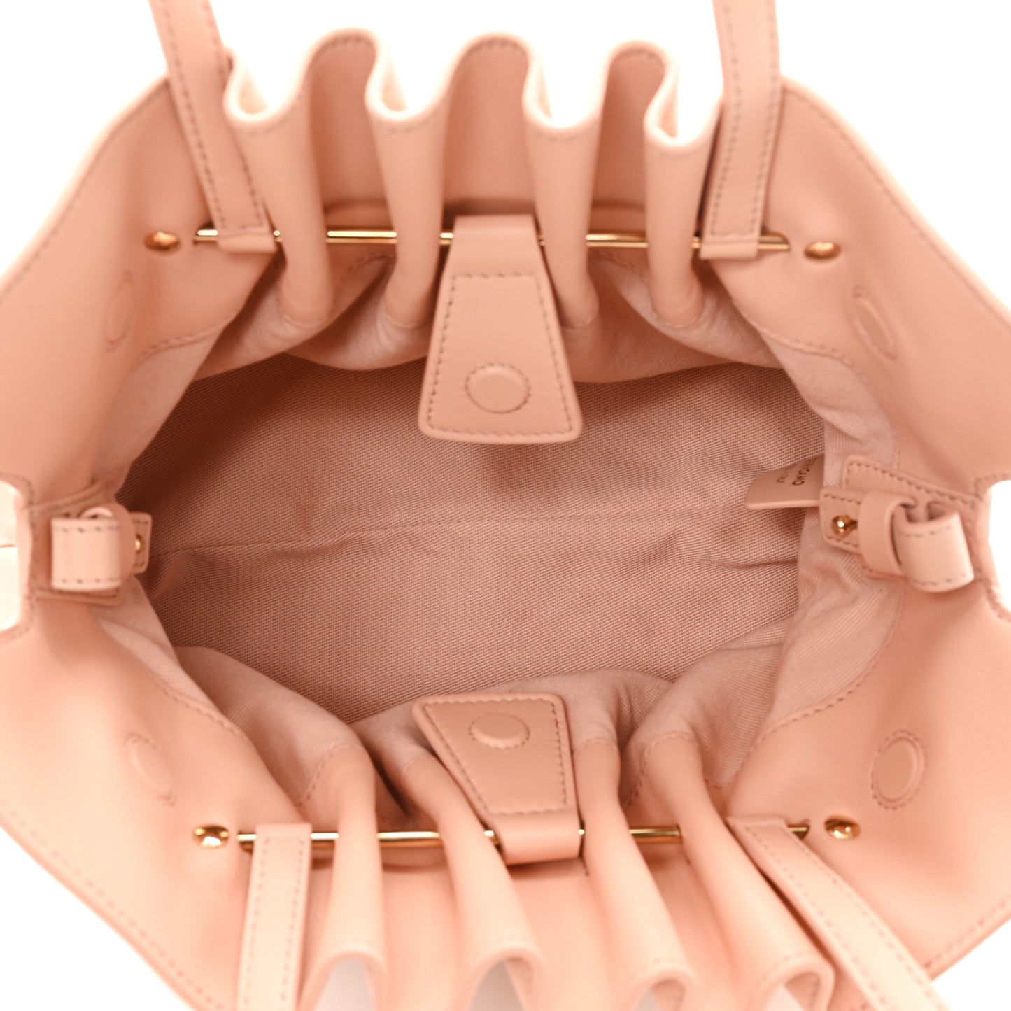 Lambskin Small Dumpling Soft Bag Pink