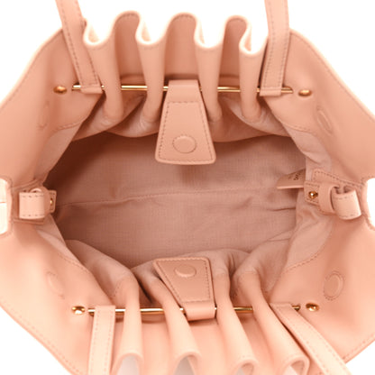 Salvatore Ferragamo Lambskin Small Dumpling Soft Bag Pink 5 of 10