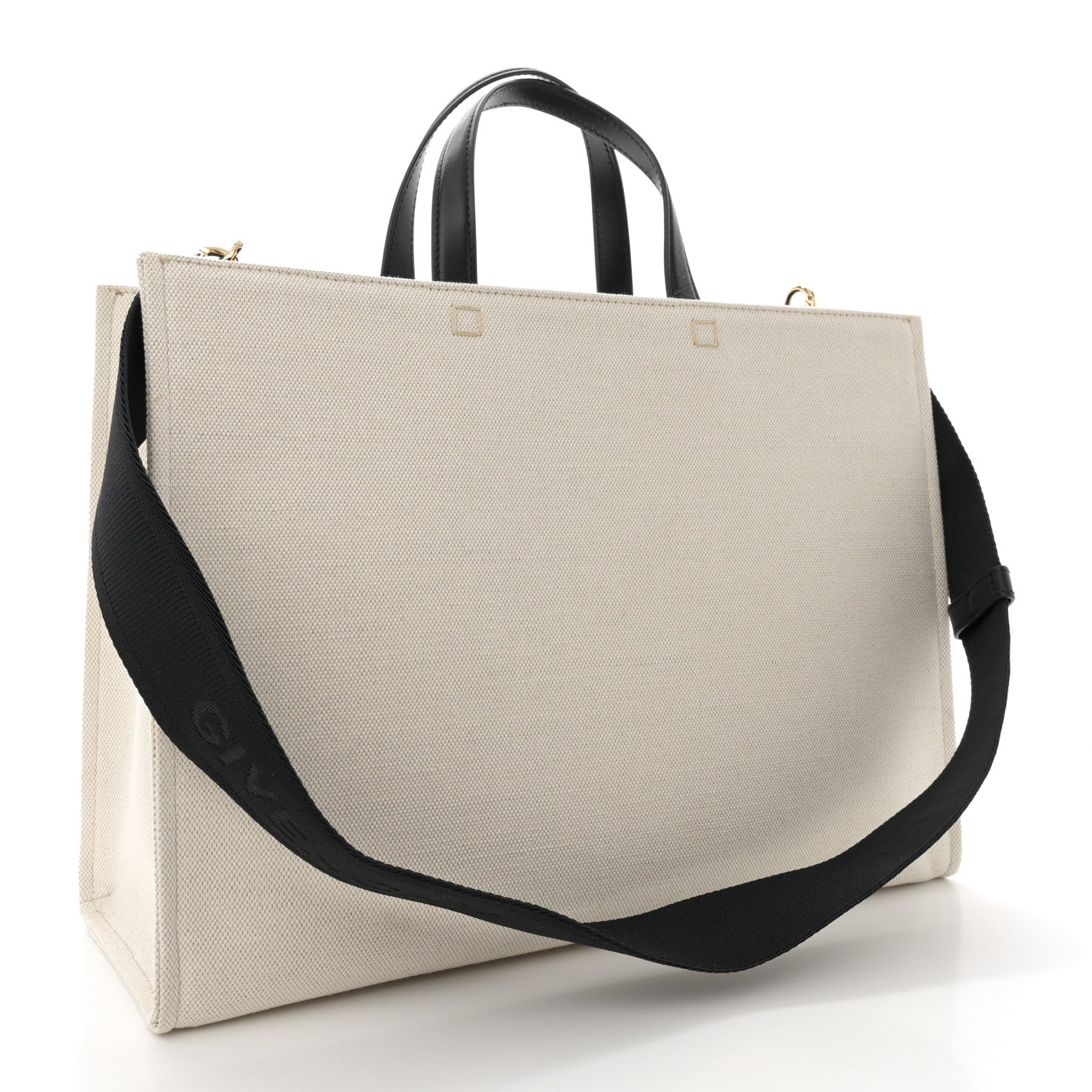Givenchy Canvas Medium Tote Beige Black 3 of 12