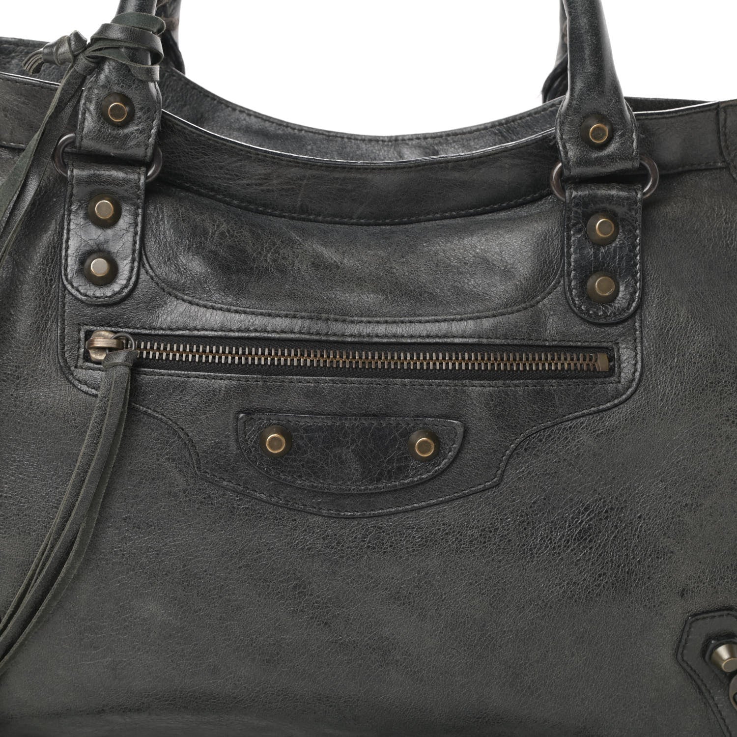 Balenciaga Agneau Classic Hardware City Anthracite 8 of 15
