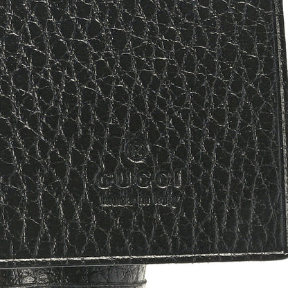 Gucci Pebbled Calfskin GG Marmont 6 Key Holder Black 6 of 6