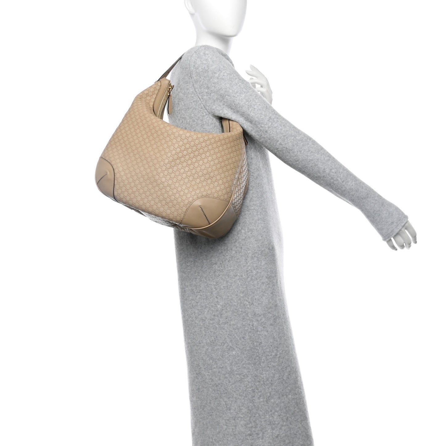 Guccissima Medium Nice Hobo Beige