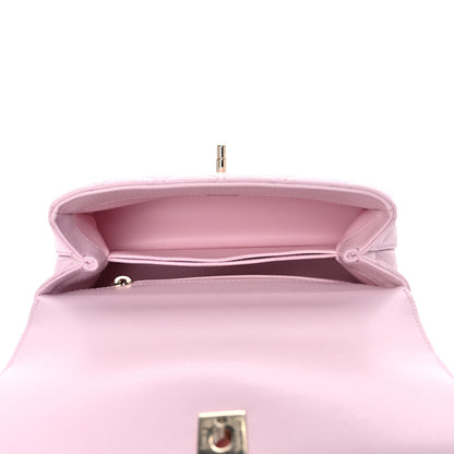 Chanel Caviar Quilted Mini Coco Handle Flap Light Pink 4 of 9