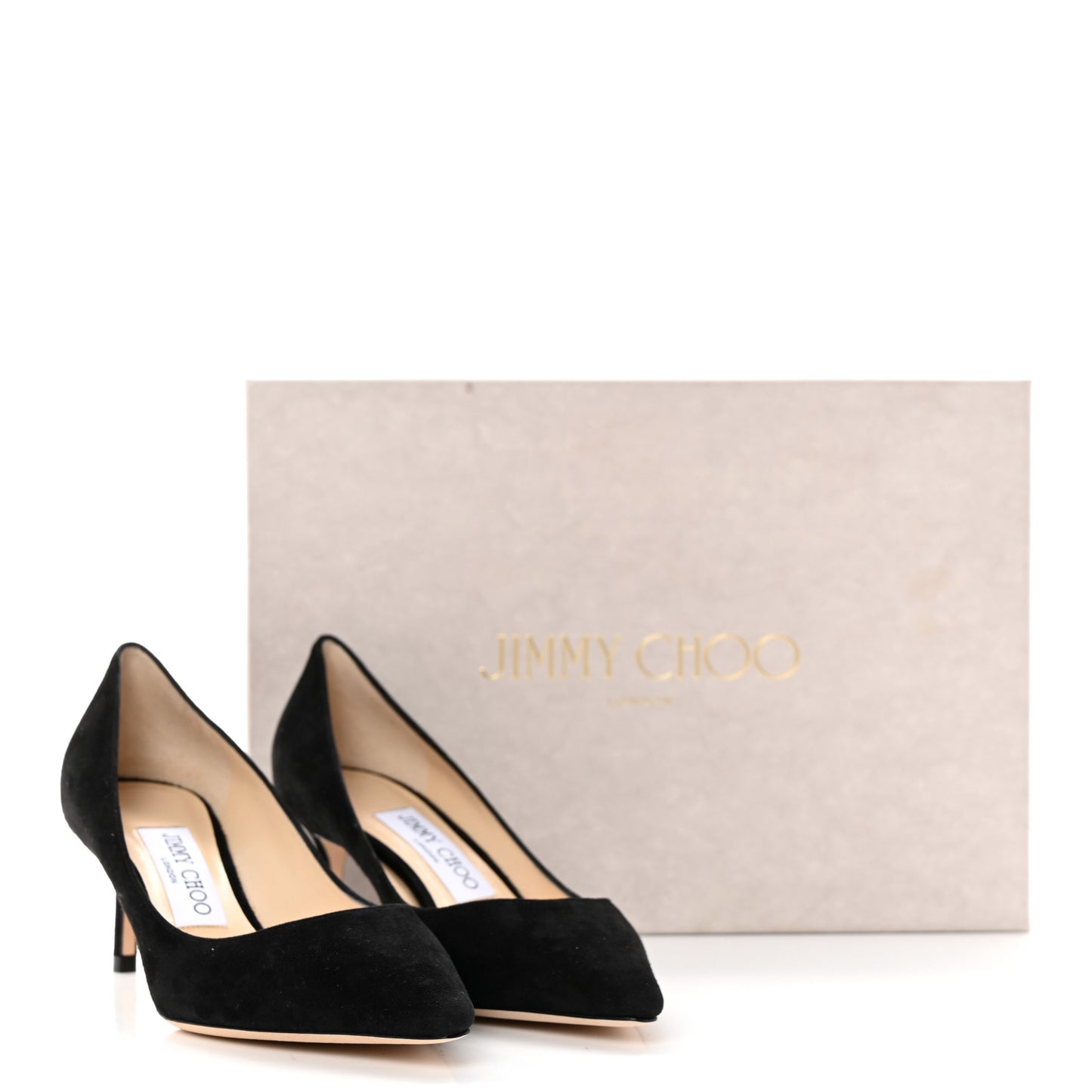 Suede Pumps 35.5 Black