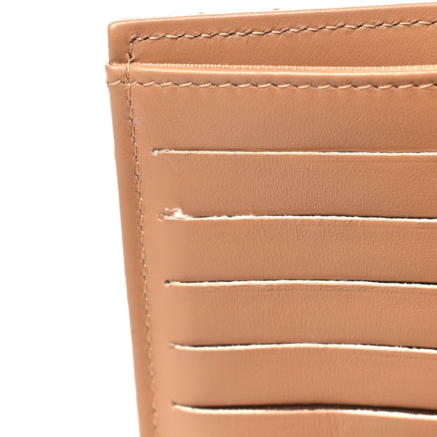 Caviar Quilted Medium Flap Wallet Beige