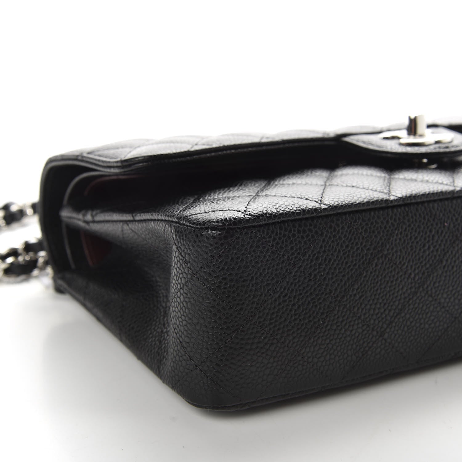 Chanel Caviar Quilted Medium Double Flap Black 8 of 9