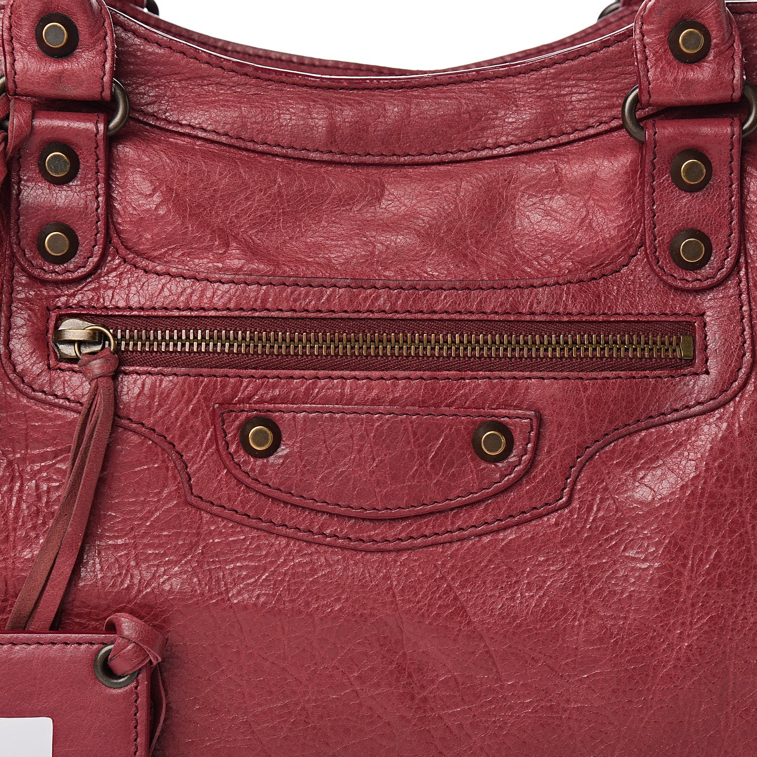 Balenciaga Agneau Classic Hardware City Cassis 11 of 12