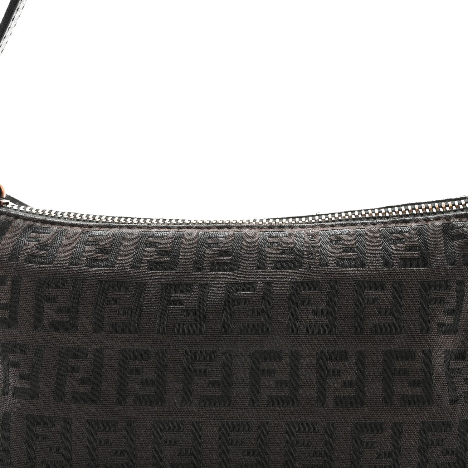 Fendi Zucchino Pochette Tobacco Moro 7 of 15