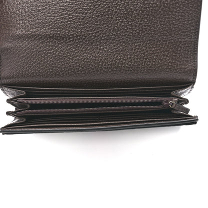 Gucci GG Supreme Monogram Web Ophidia Continental Wallet Brown 5 of 12