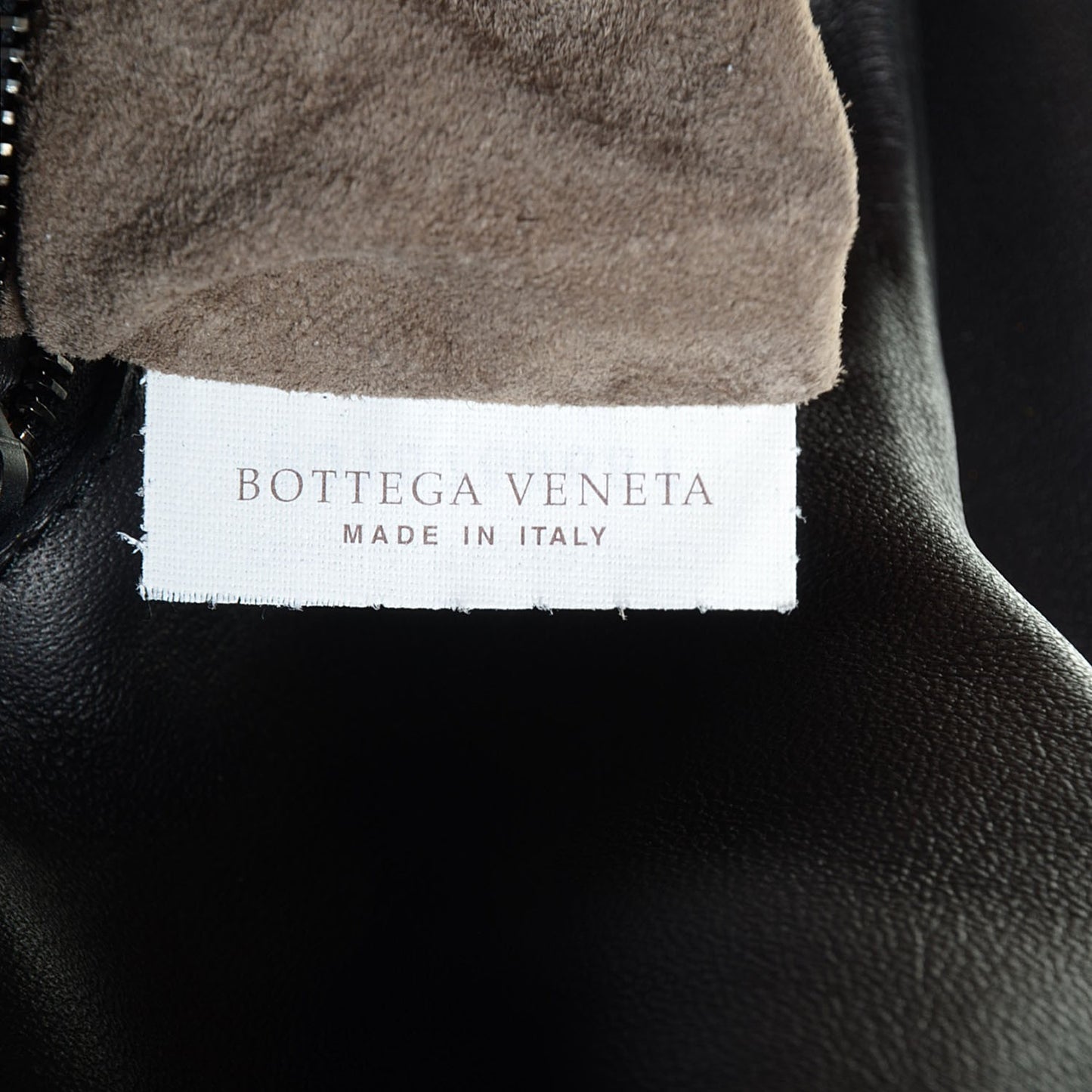 Nappa Medium Campana Knot Hobo Nero Black