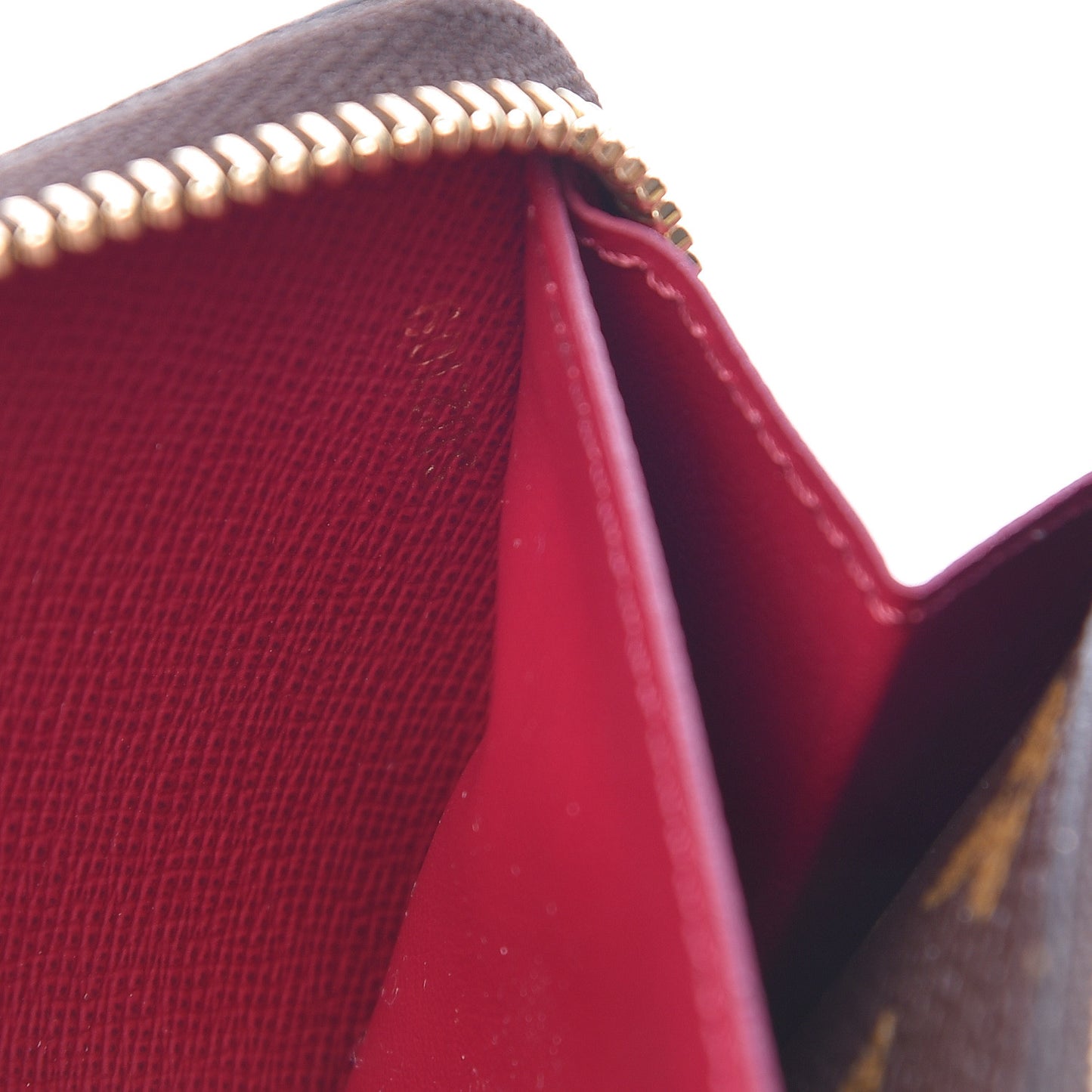 Monogram Clemence Wallet Fuchsia