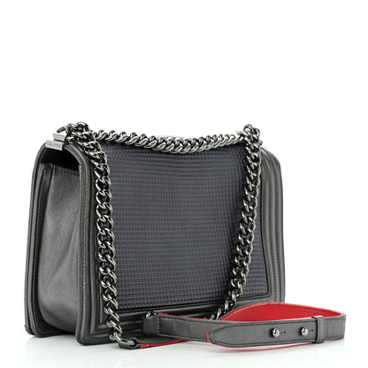 Chanel Metallic Lambskin Embossed Large Boy Cube Flap 3 of 18