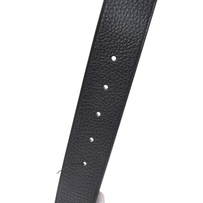Gucci Dollar Calfskin 1973 Reversible Belt 90 36 Black Mineral Blue 4 of 6