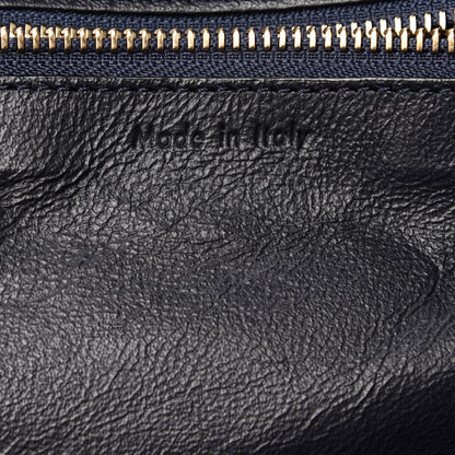 Celine Calfskin Linen Mini Tri-Color Luggage Poppy 8 of 12