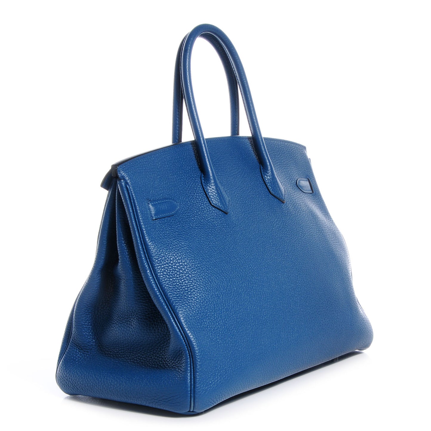 Taurillon Clemence Birkin 35 Bleu Thalassa