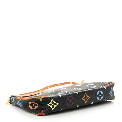 Louis Vuitton Monogram Multicolor Pochette Accessories Black 4 of 11
