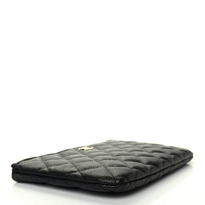 Chanel Caviar Quilted Cosmetic Case Black 3 of 4