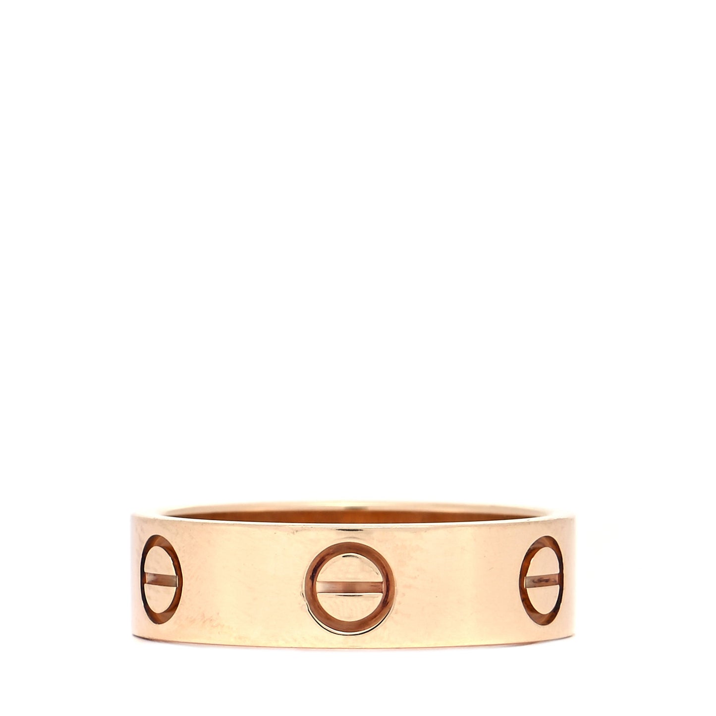 18K Yellow Gold 5.5mm LOVE Ring 54 6.75