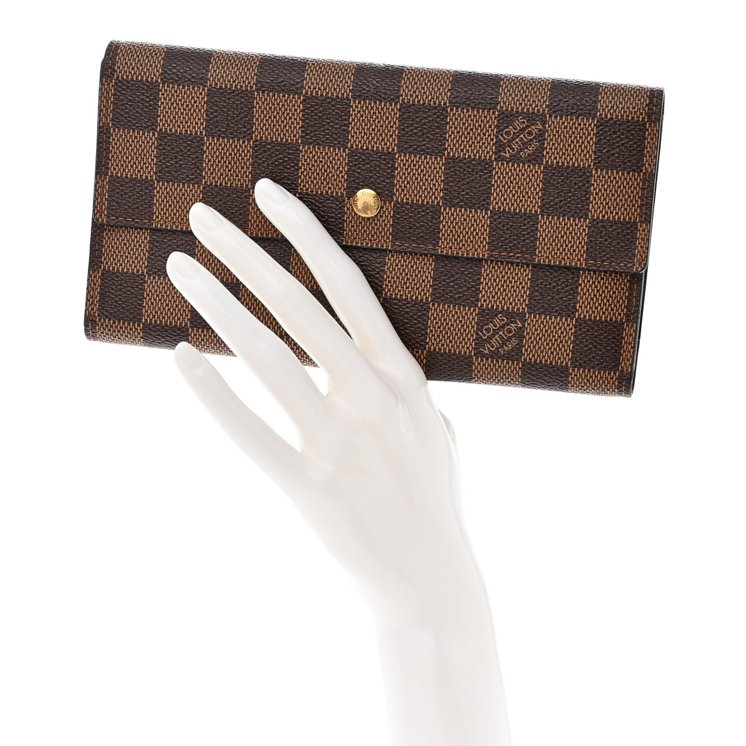 Louis Vuitton LOUIS VUITTON Damier Ebene Porte Tresor International Wallet 2 of 9