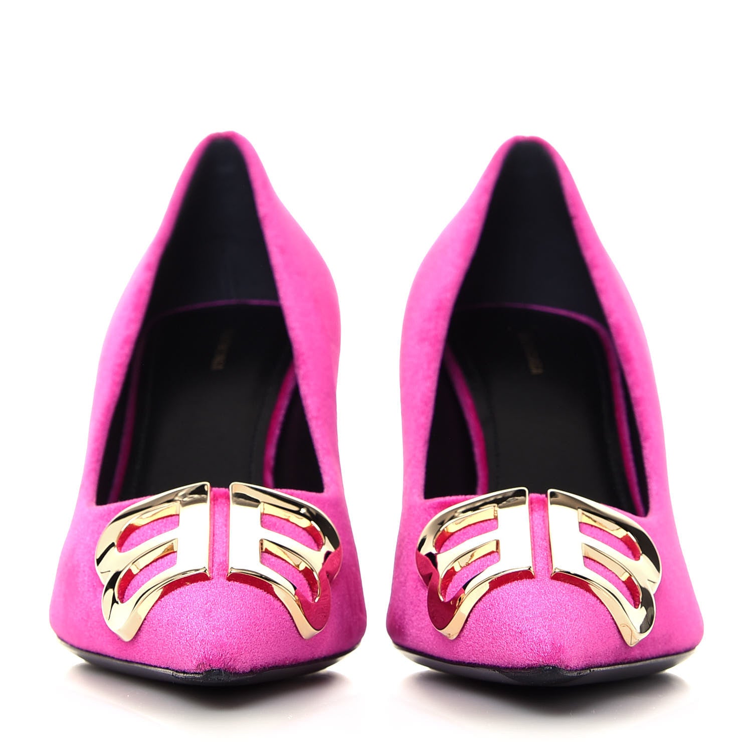 Balenciaga Velvet De Soie Pumps 38.5 Rose Fuchsia 2 of 10
