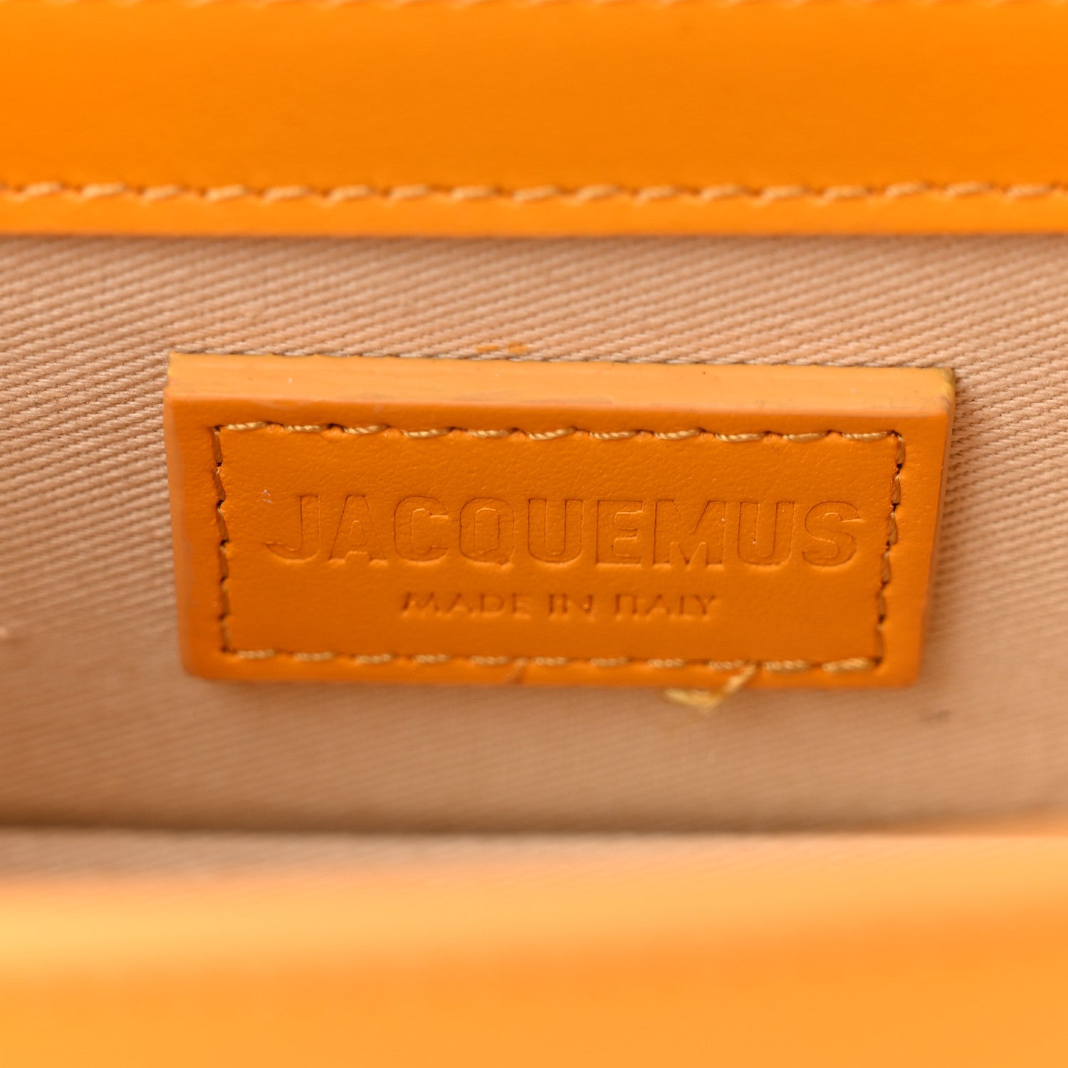 Jacquemus Smooth Calfskin Le Bambino Dark Yellow 5 of 10
