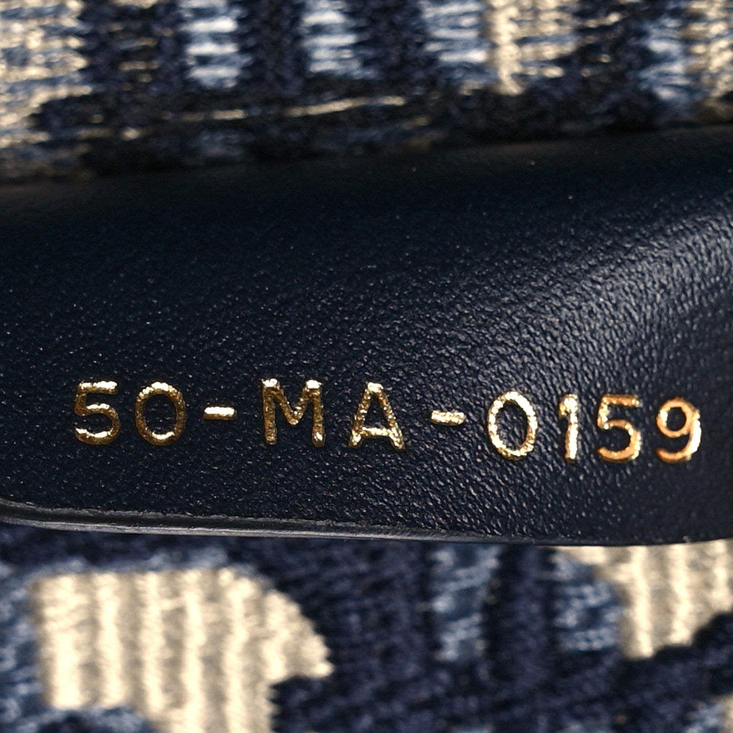 Christian Dior Oblique Book Tote Blue Multicolor 7 of 9