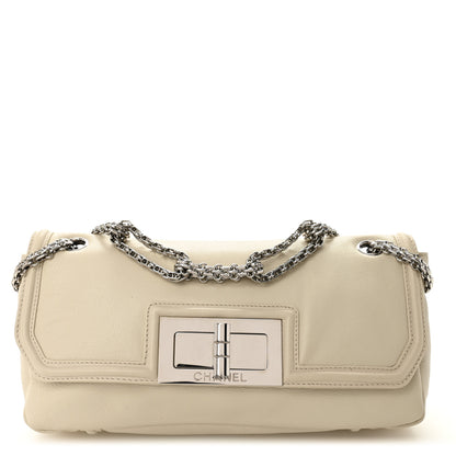 Chanel Calfskin Mademoiselle Lock Bijoux Chain Flap White 1 of 14