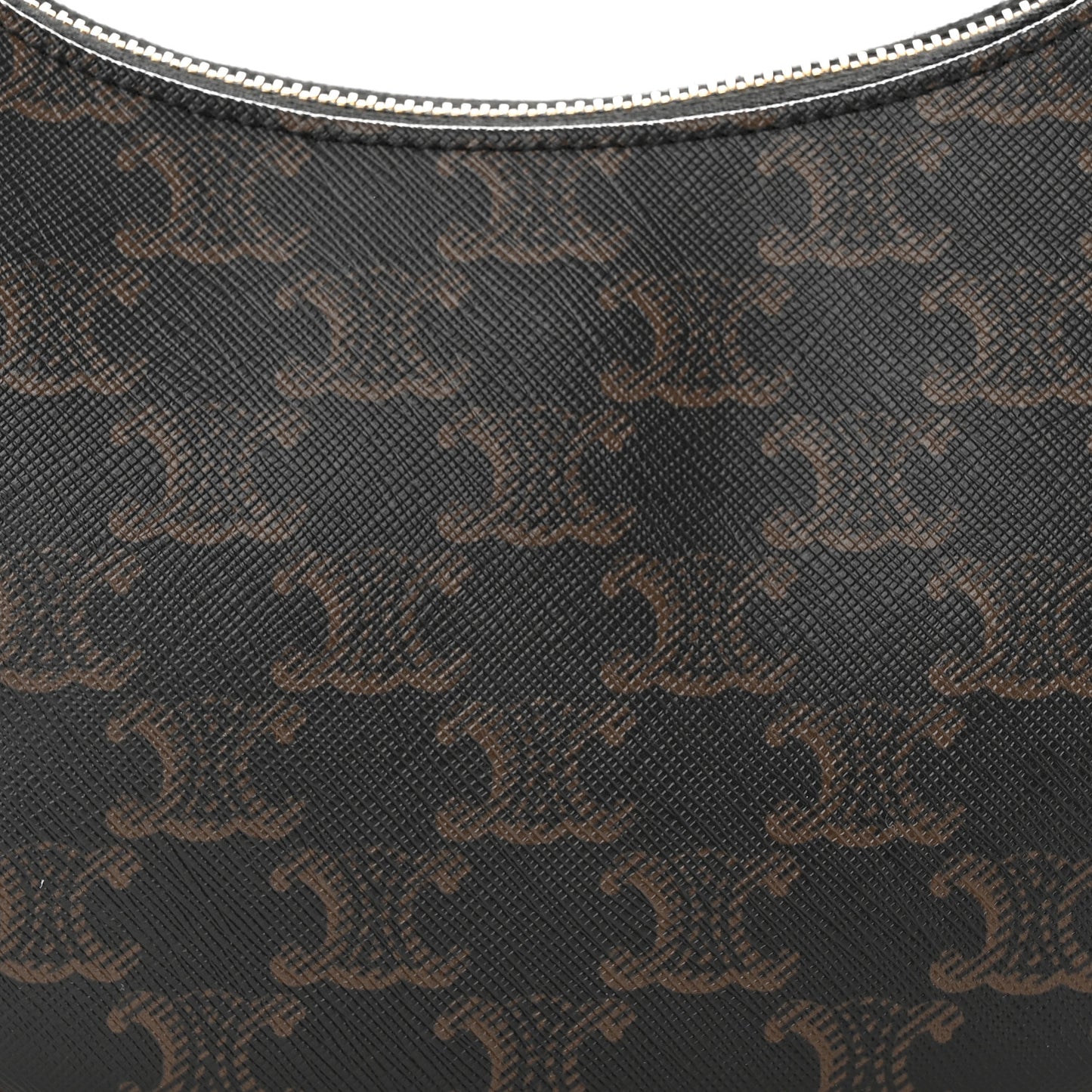 Triomphe Canvas Calfskin Ava Shoulder Bag Tan