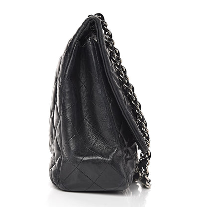 Chanel Lambskin Quilted Maxi Single Flap Black 23 of 28