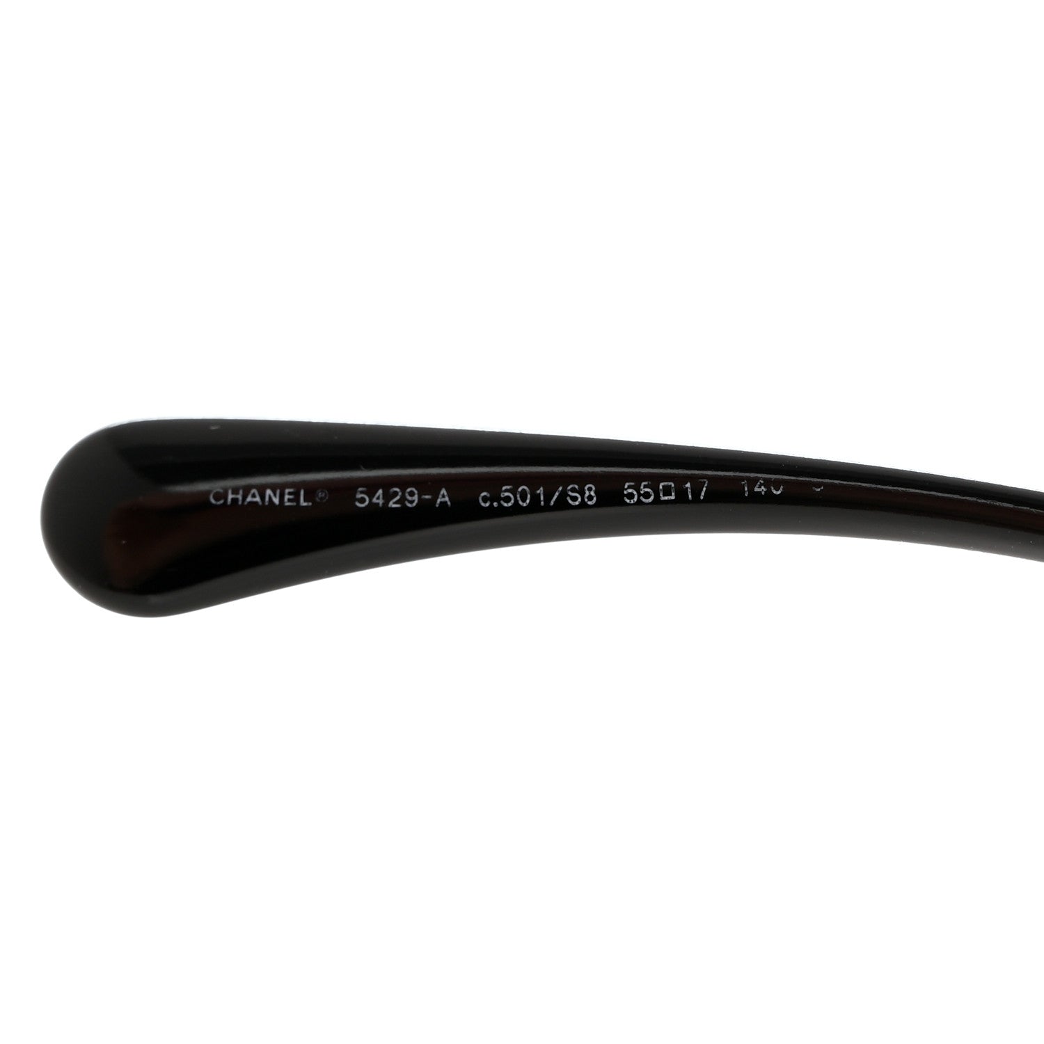 Chanel Acetate Polarized Butterfly Signature CC Sunglasses 5429-A Black 5 of 7