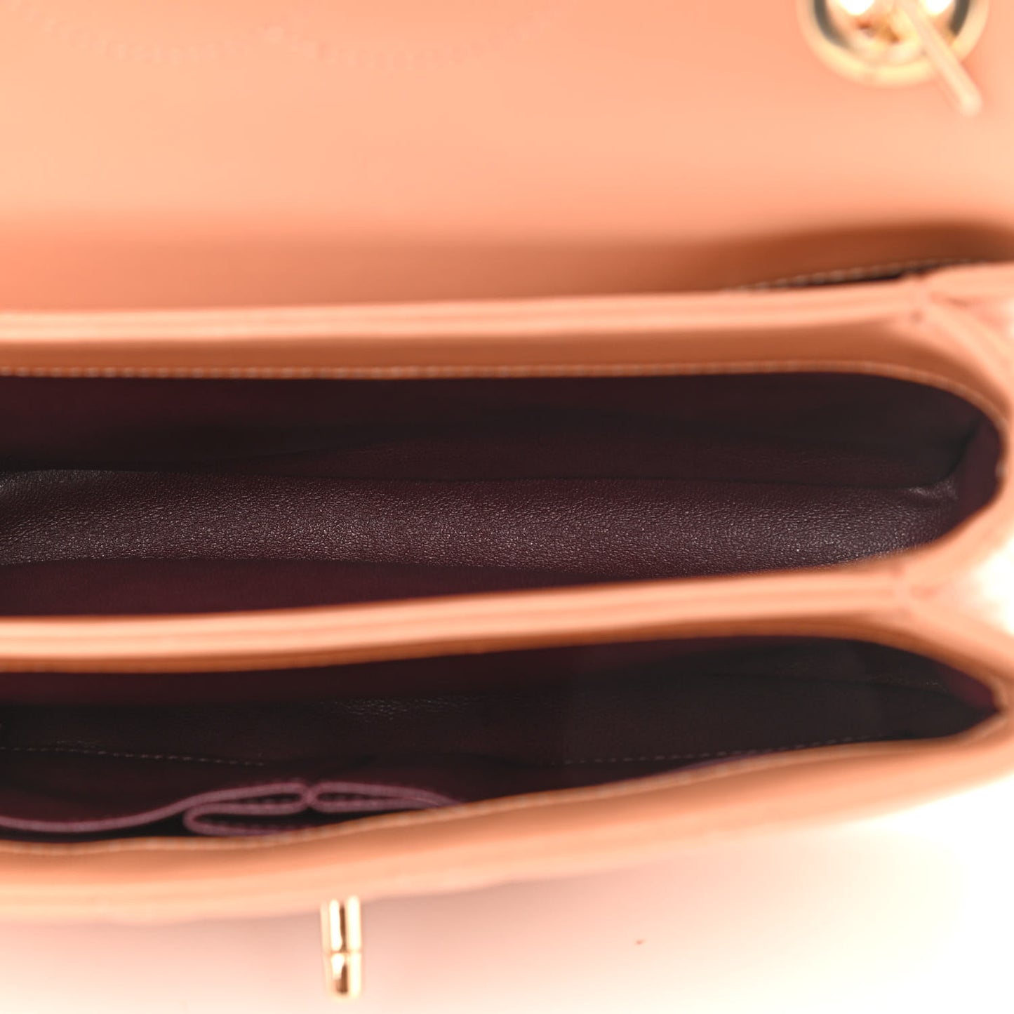 Lambskin Quilted Small Trendy CC Dual Handle Flap Bag Camel