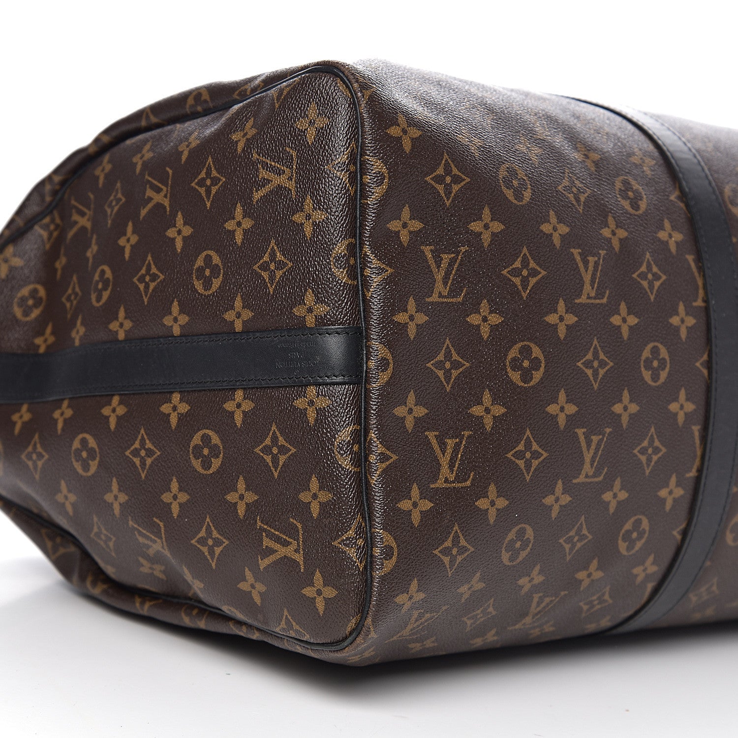 Louis Vuitton Monogram Macassar Keepall Bandouliere 55 8 of 10