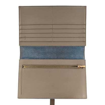 Celine Grained Calfskin Large Multifunction Strap Wallet Porcelain 5 of 11